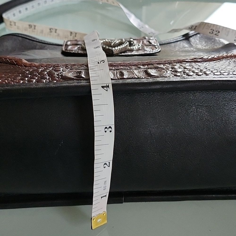 Brighton Black and Brown Shoulder Bag - Picture 13 of 14